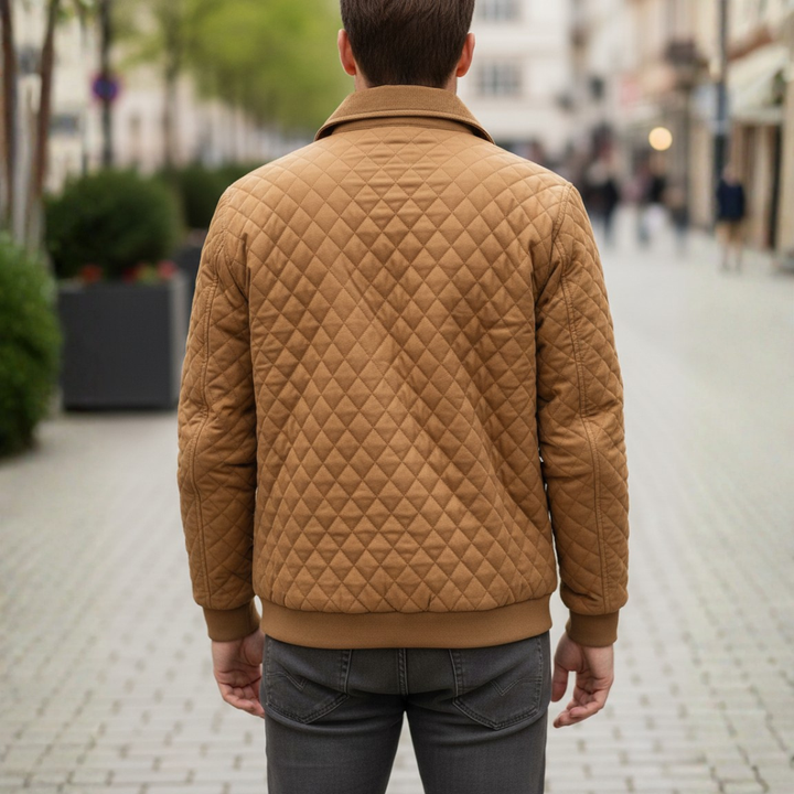 Men's Quilted Jacket in Fabric