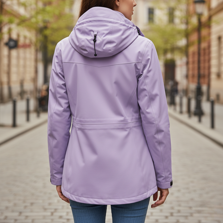 Women's Outdoor Jacket in Technical Fabric