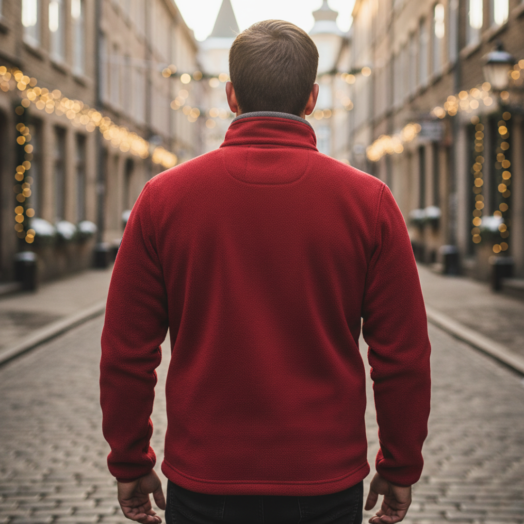 Men's Fleece Jacket with Winter Zip