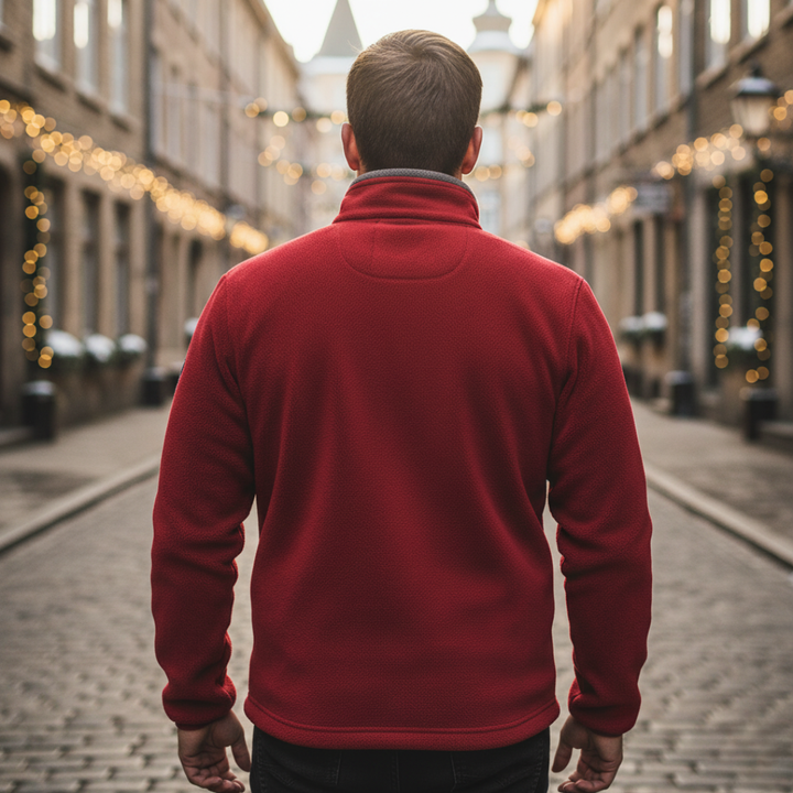 Men's Fleece Jacket with Winter Zip
