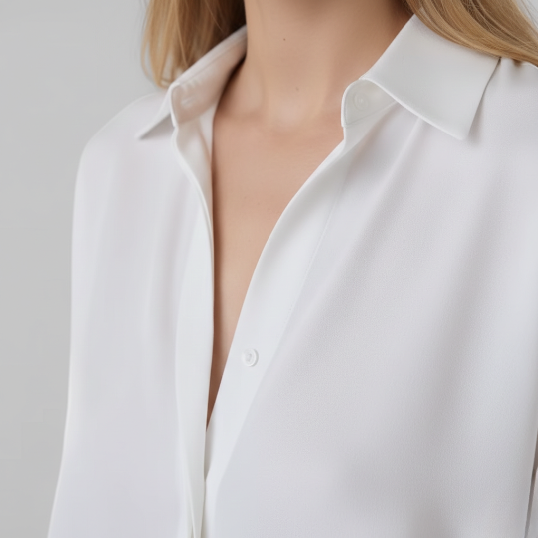 High-Waisted Pants and White Shirt Women's Summer Set