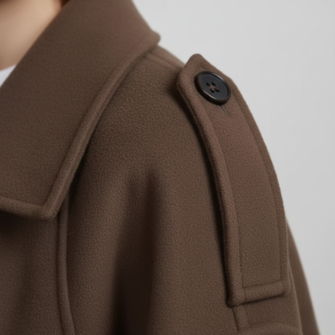 Women's Long Winter Trench Coat