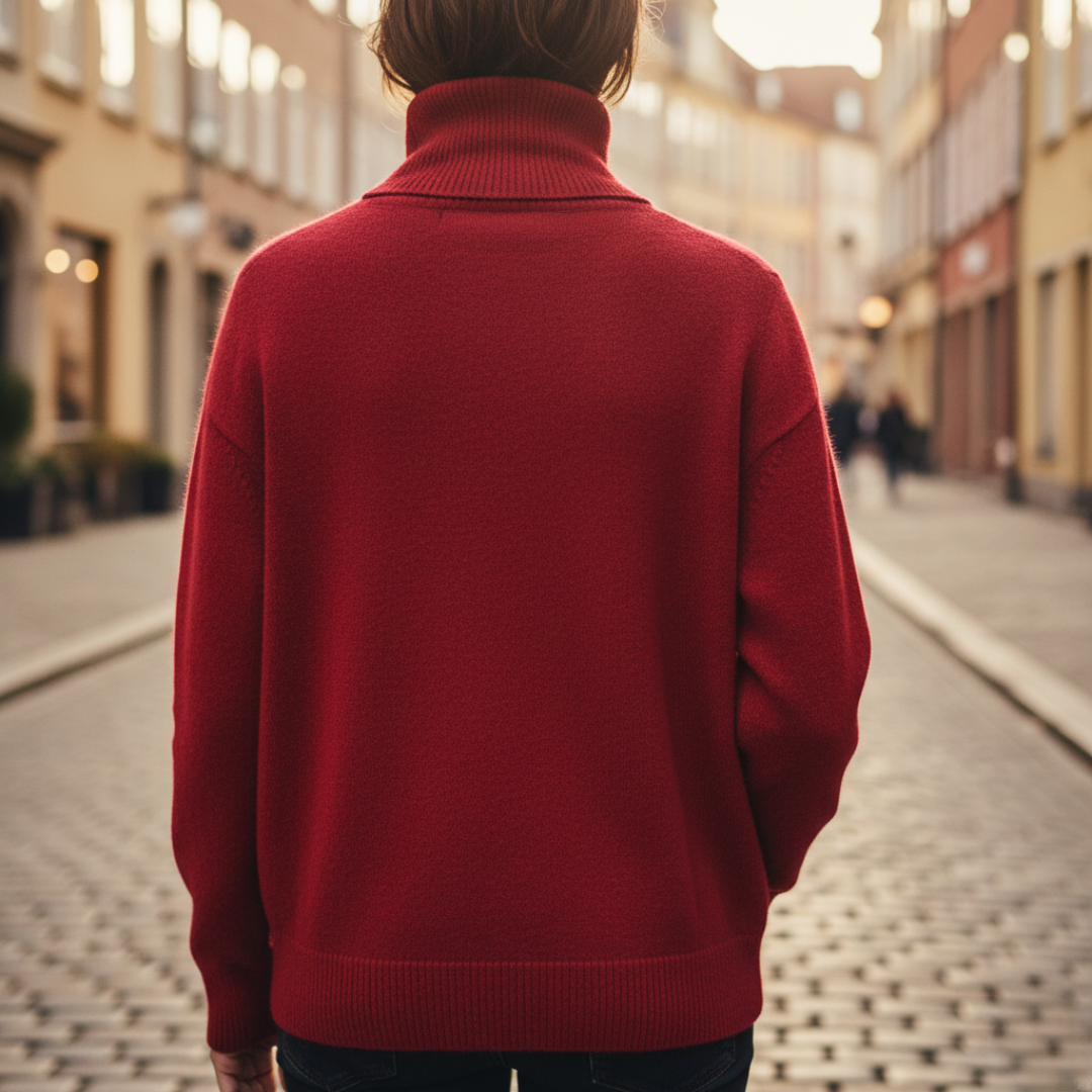 Women's Comfortable High Neck Sweater