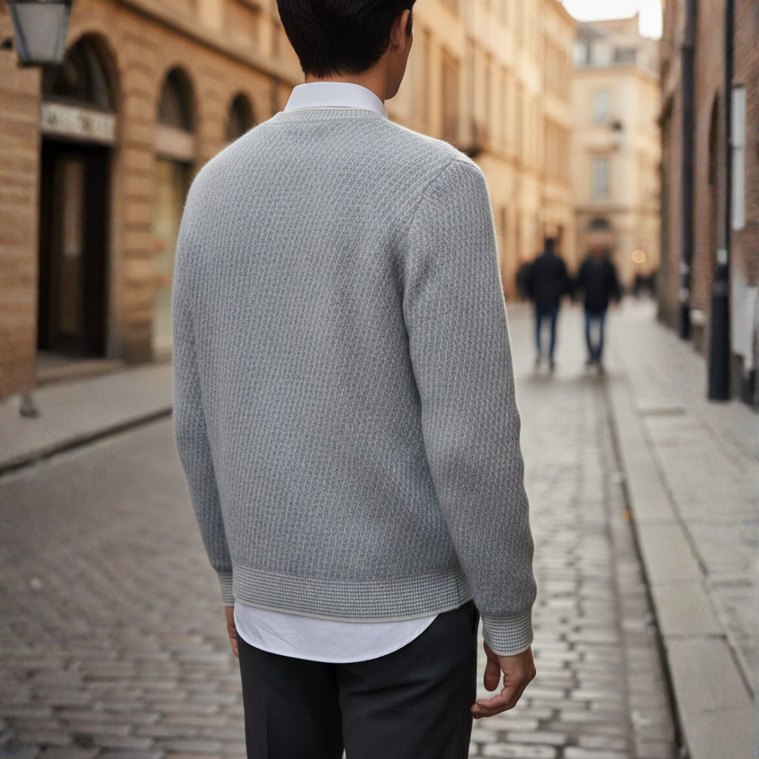 Men's Regular Fit Crew Neck Sweater
