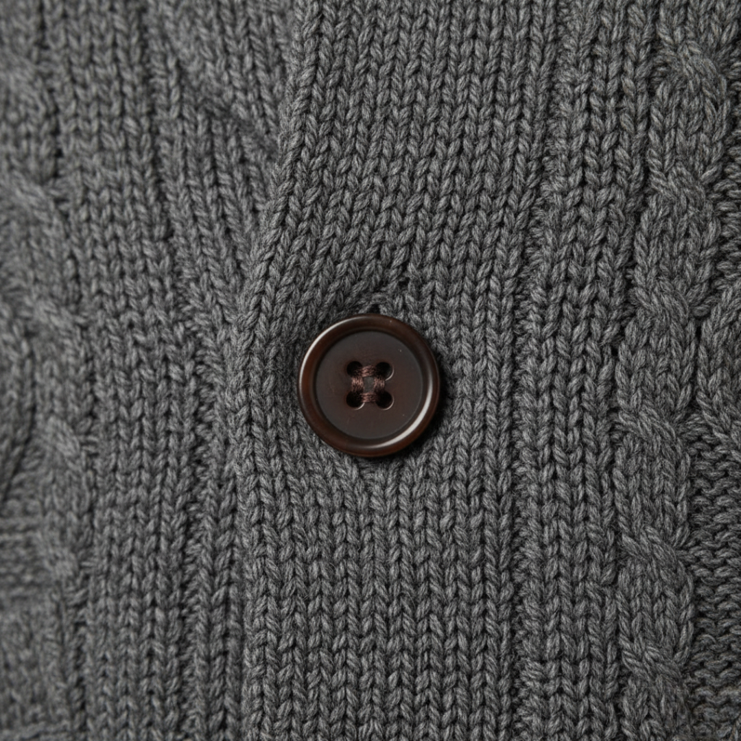Men's Cardigan with Buttons