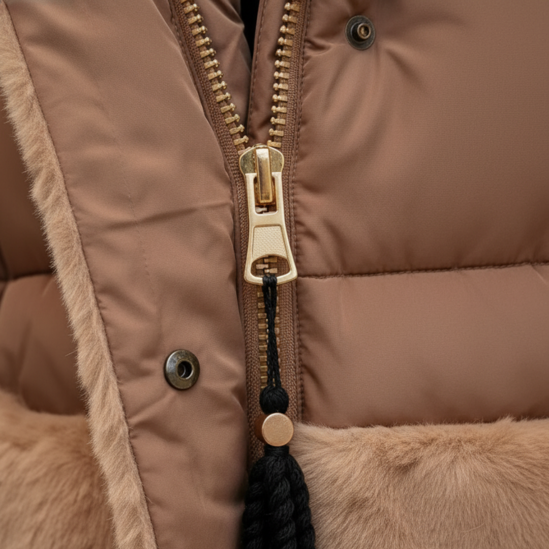 Women's Puffer Jacket with Hood