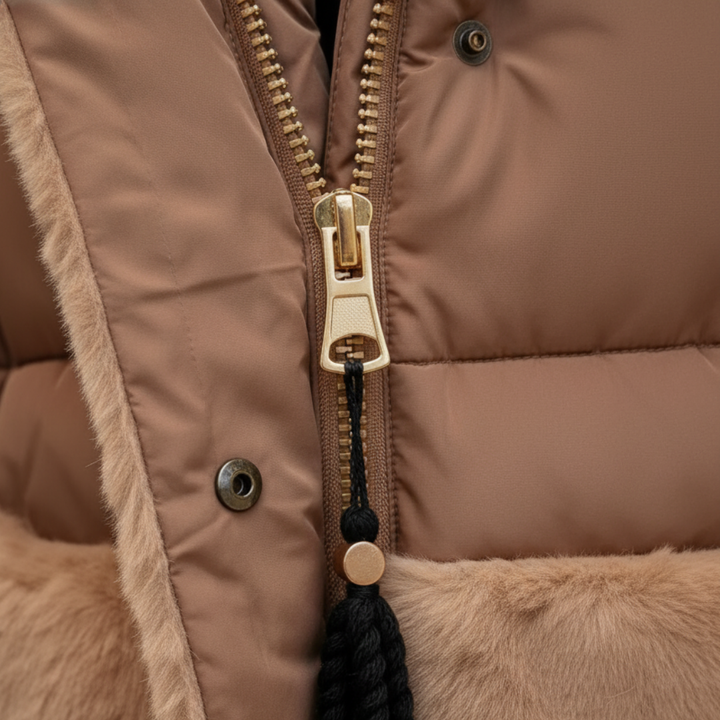 Women's Puffer Jacket with Hood