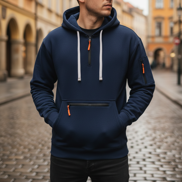 Men's Technical Hoodie with Zip Pockets