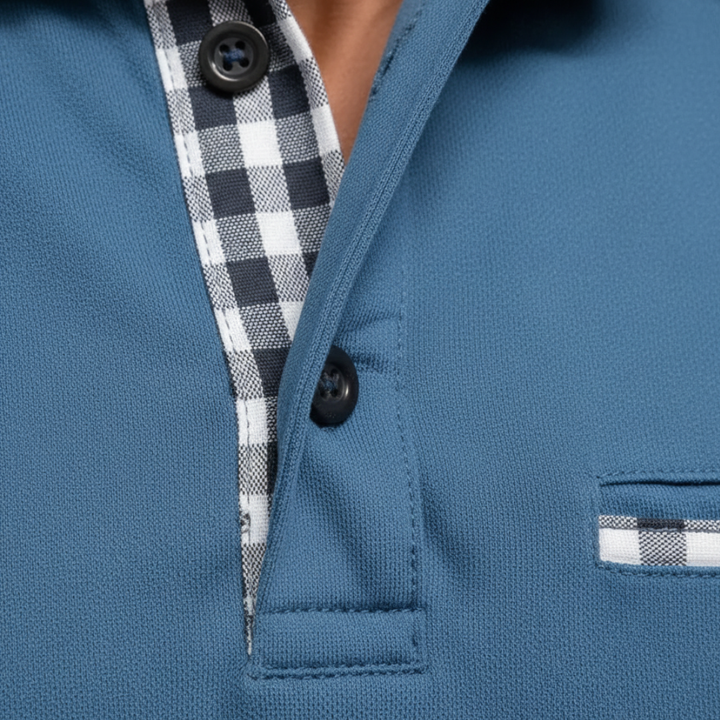 Men's Long Sleeve Polo Neck Sweater Made of Soft Fabric