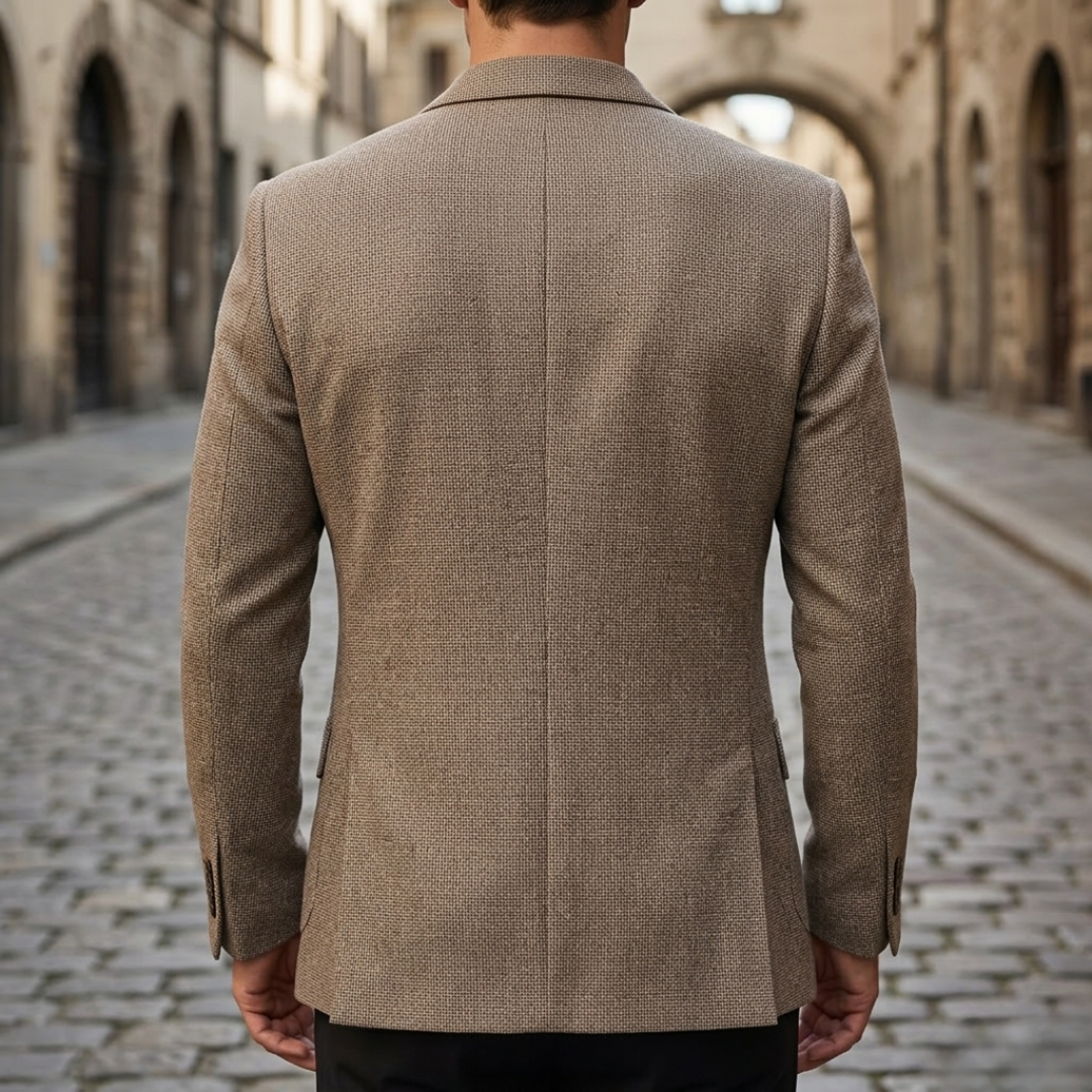 Men's Slim Fit Blazer Jacket in Wool Blend