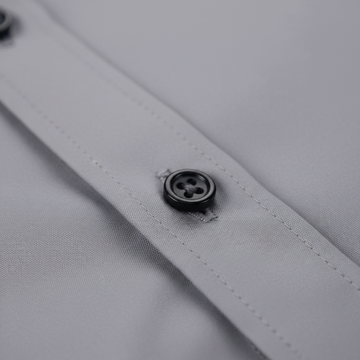 Camicia da uomo slim fit a maniche lunghe