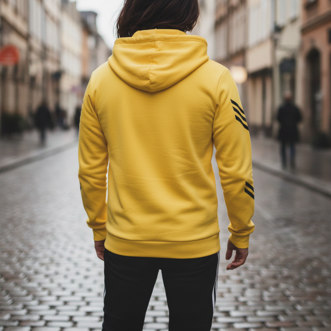 Men's Sports Tracksuit with Zip in Mixed Fibers