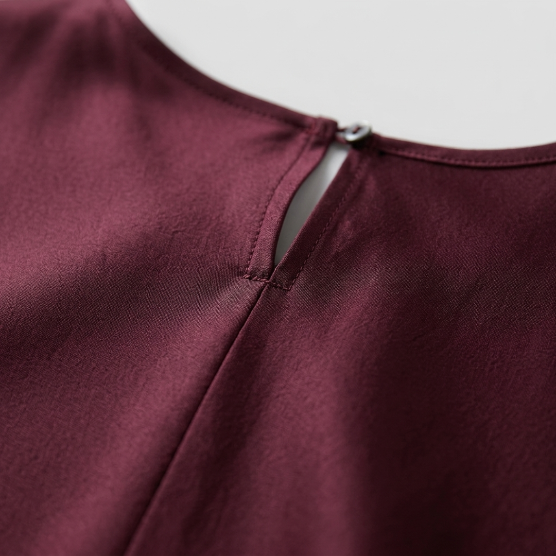 Elegant Short Sleeve Midi Dress for Women