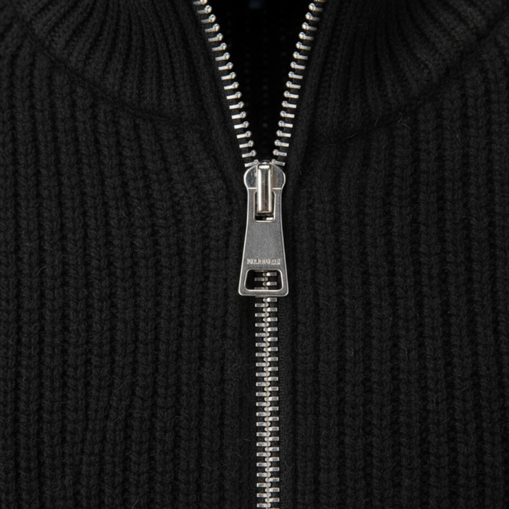 Men's Cardigan in Soft Yarn with Full Zip