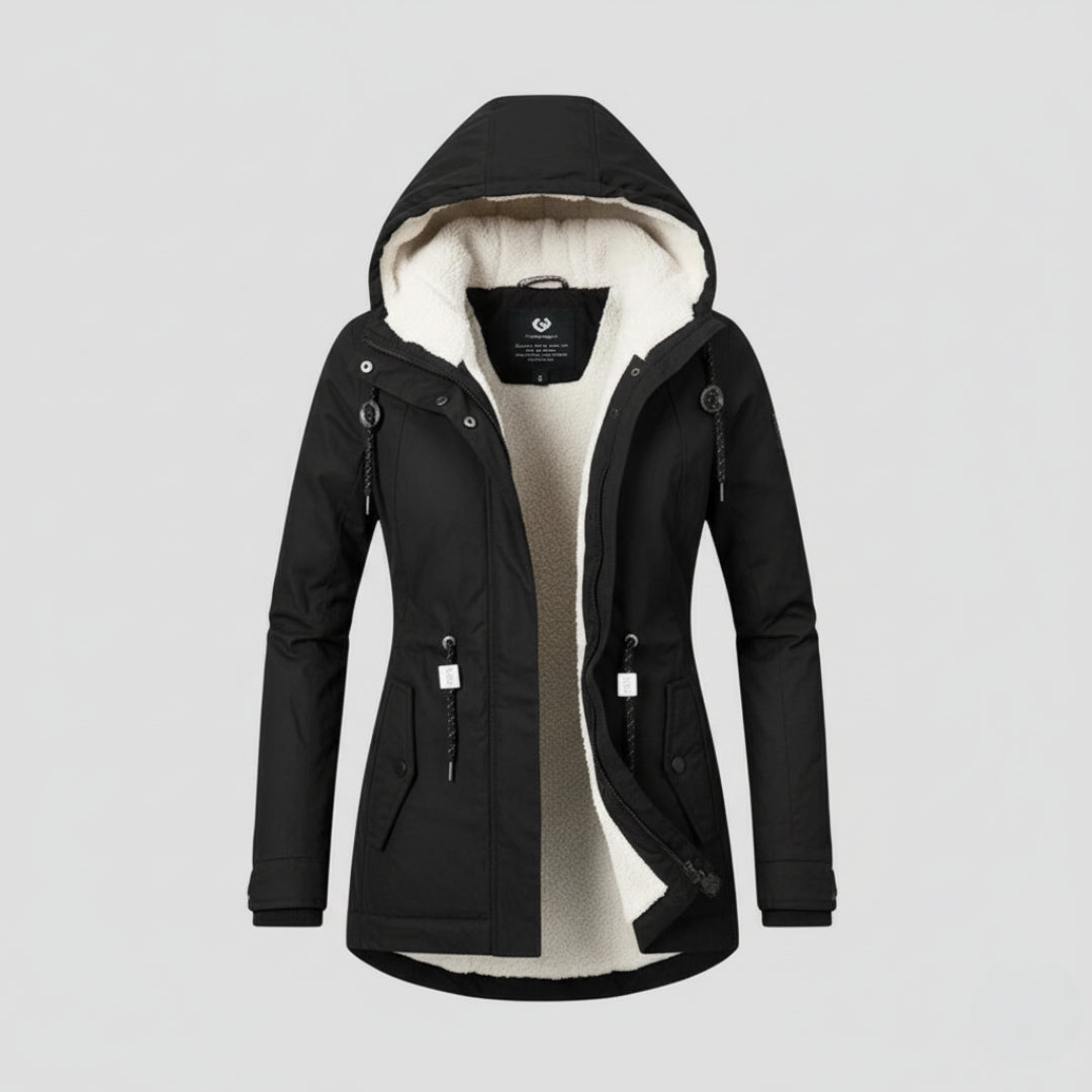 Winter Lined Jacket with Hood