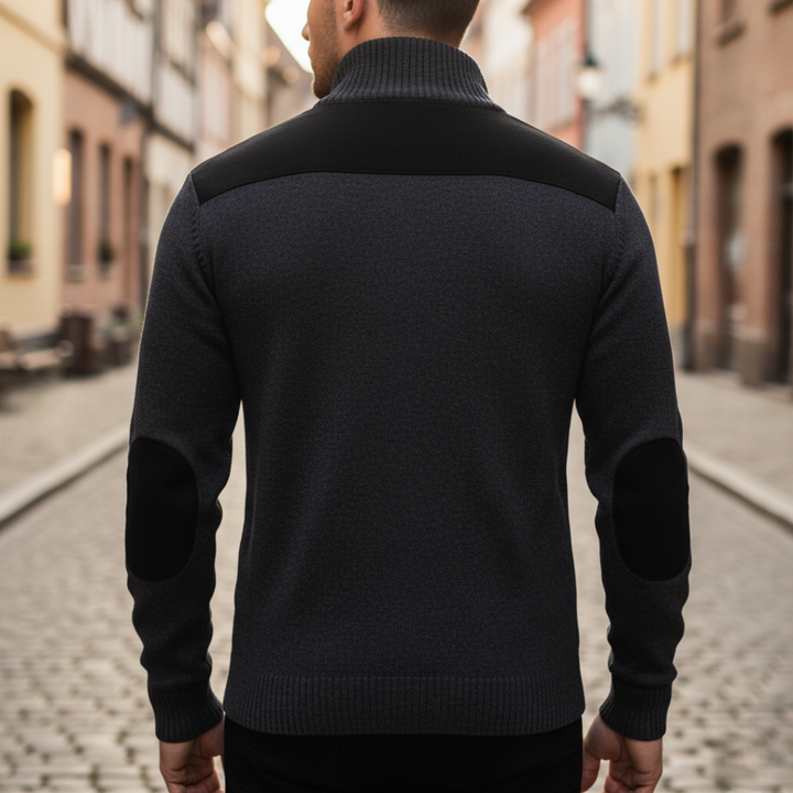 Men's Half Zip Sweater in Soft Blend
