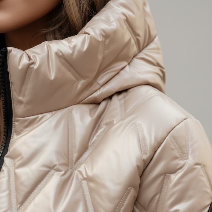 Women's Padded Jacket with Hood