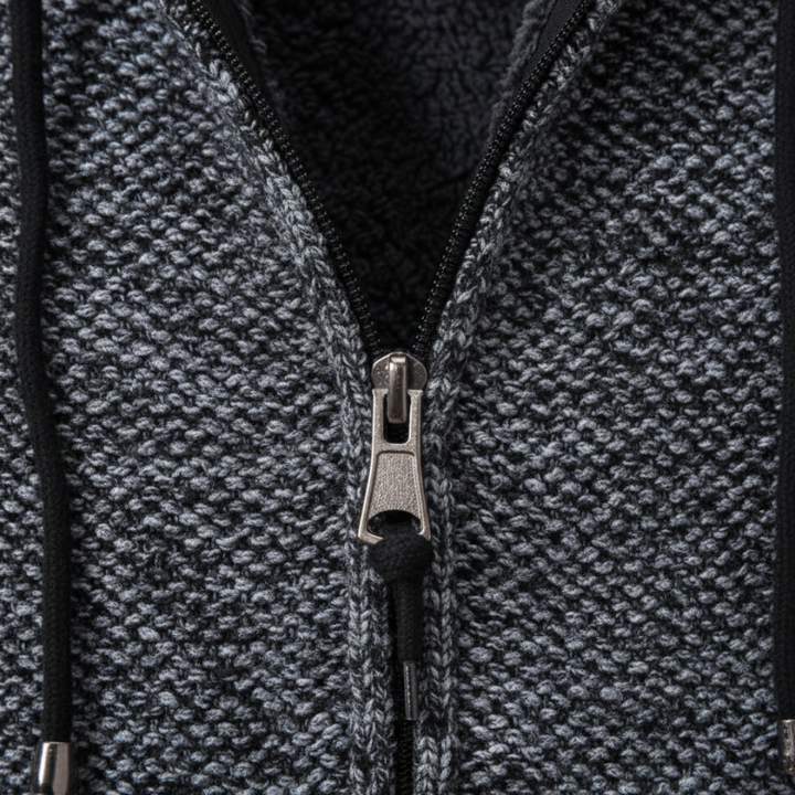 Men's Zip Sweater in Soft Material