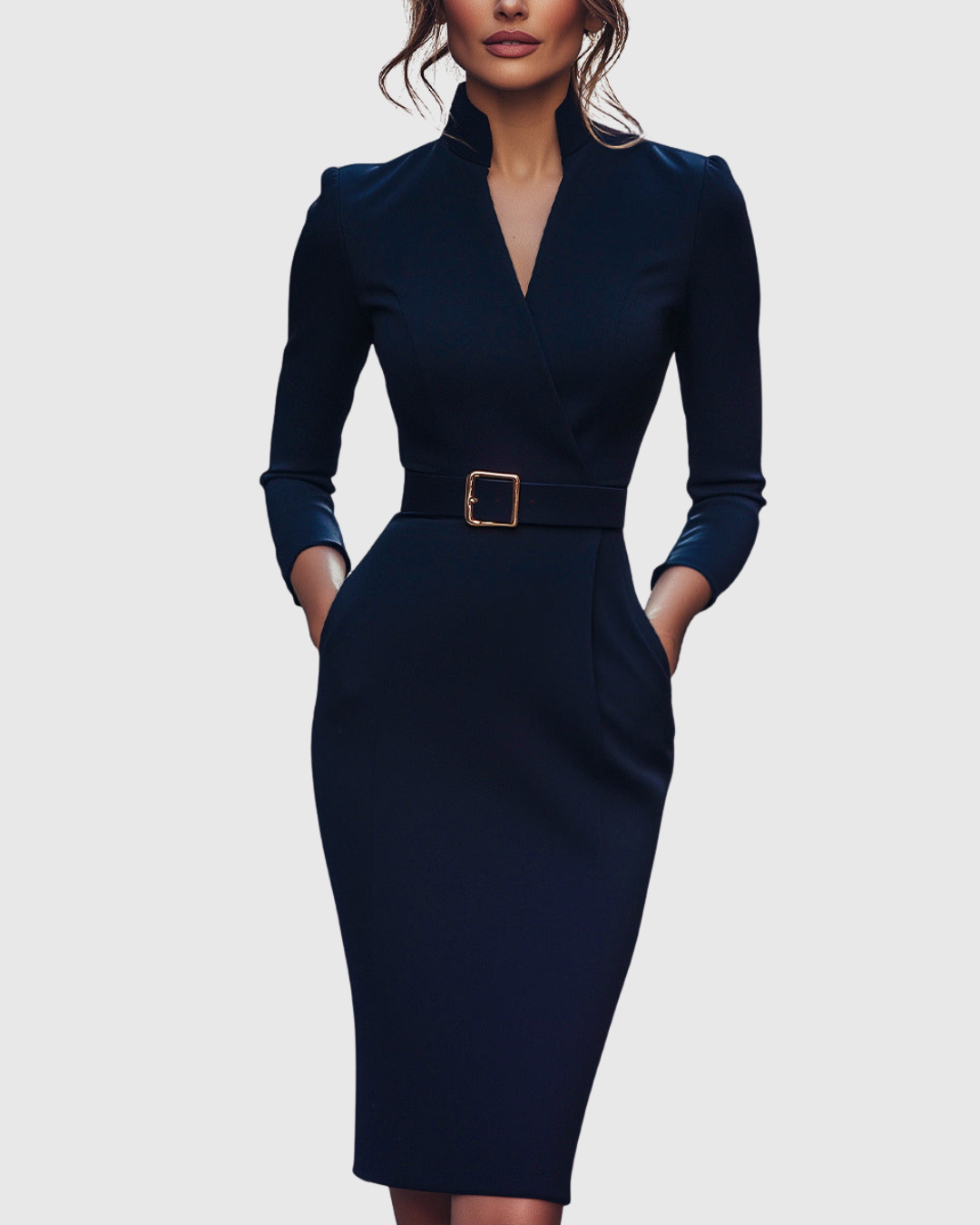 Women's Satin Midi Dress Sleeveless Slim Fit – Elegant