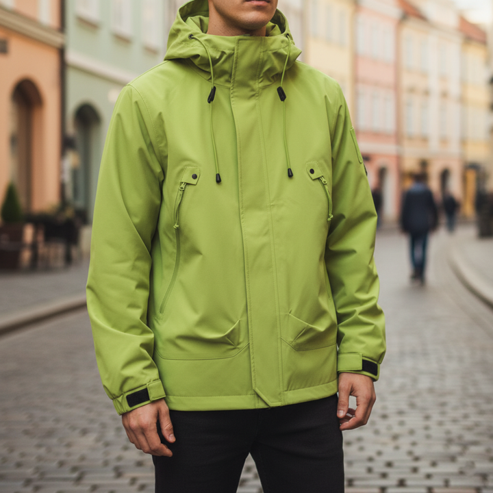 Technical Men's Parka with Waterproof Hood