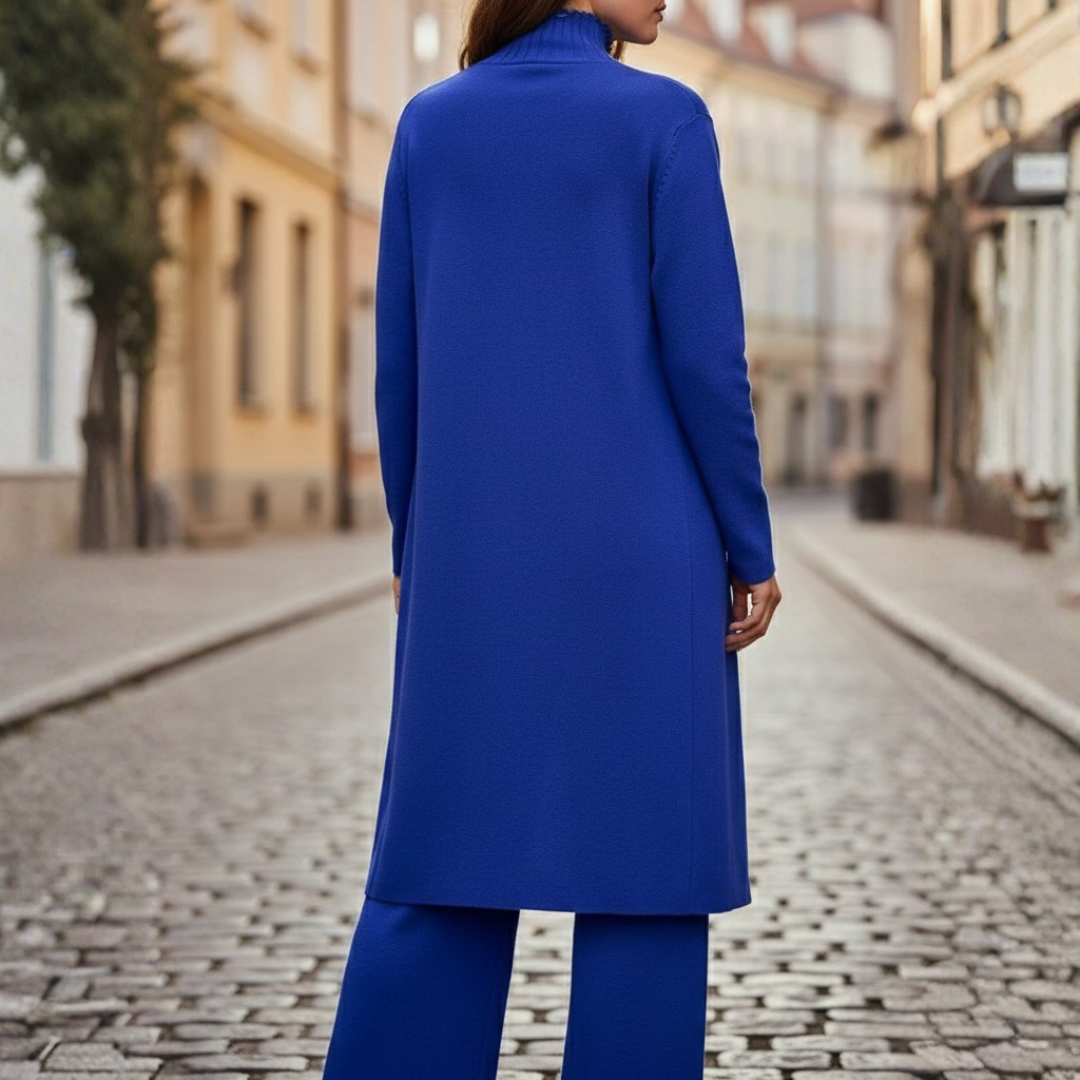 3-Piece Women's Coordinated Set: Sweater, Pants, Cardigan