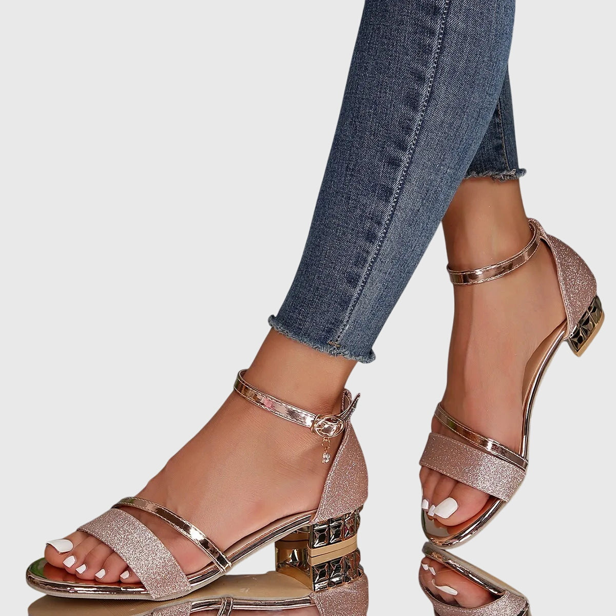 Orthopedic Women's Sandals with Heel