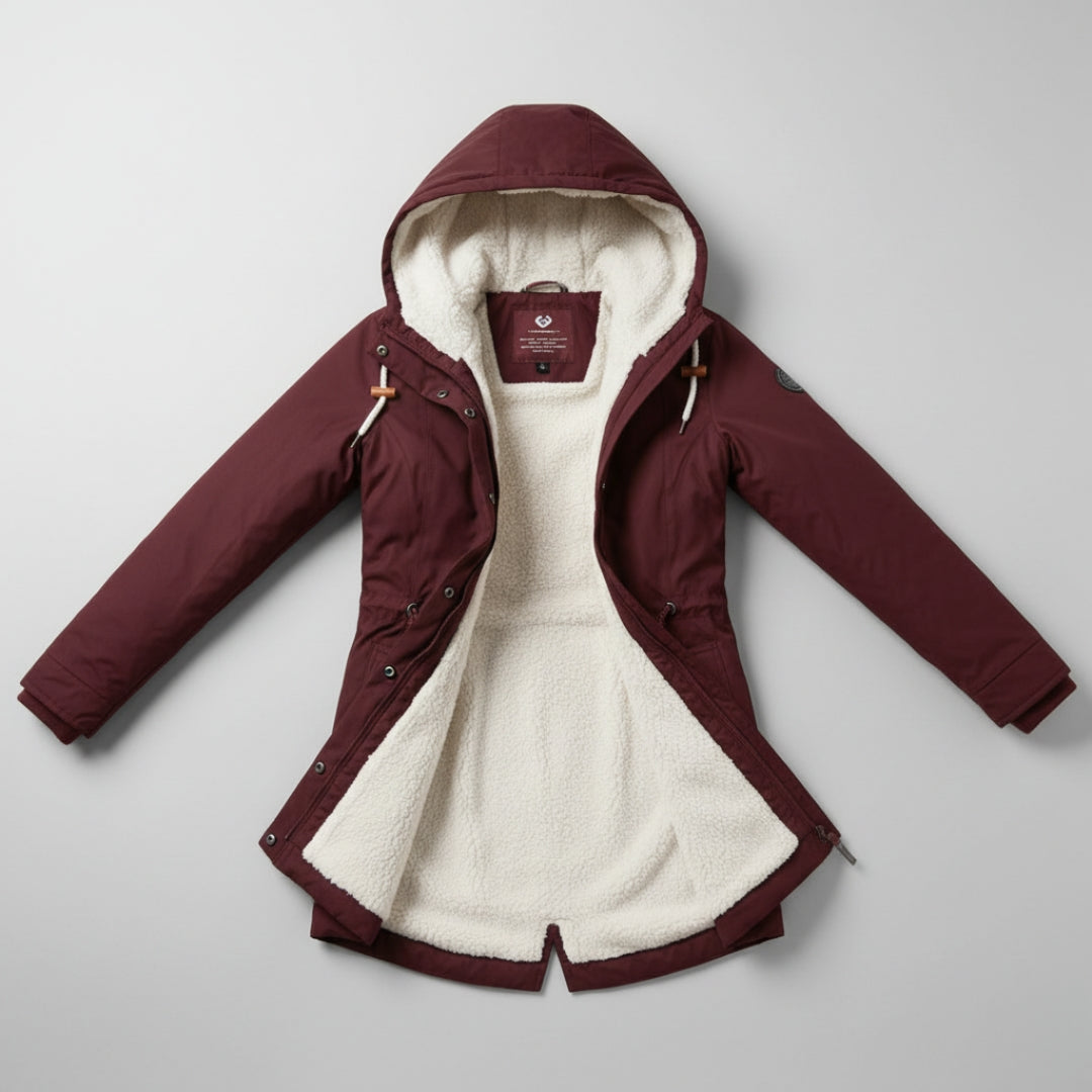 Winter Lined Jacket with Hood