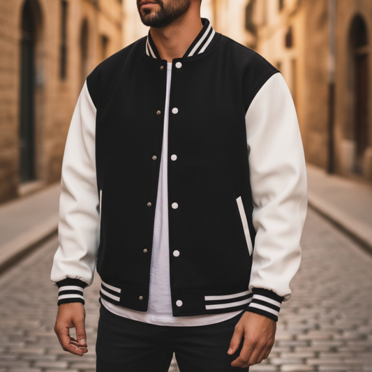 Men's Bicolor Varsity Jacket