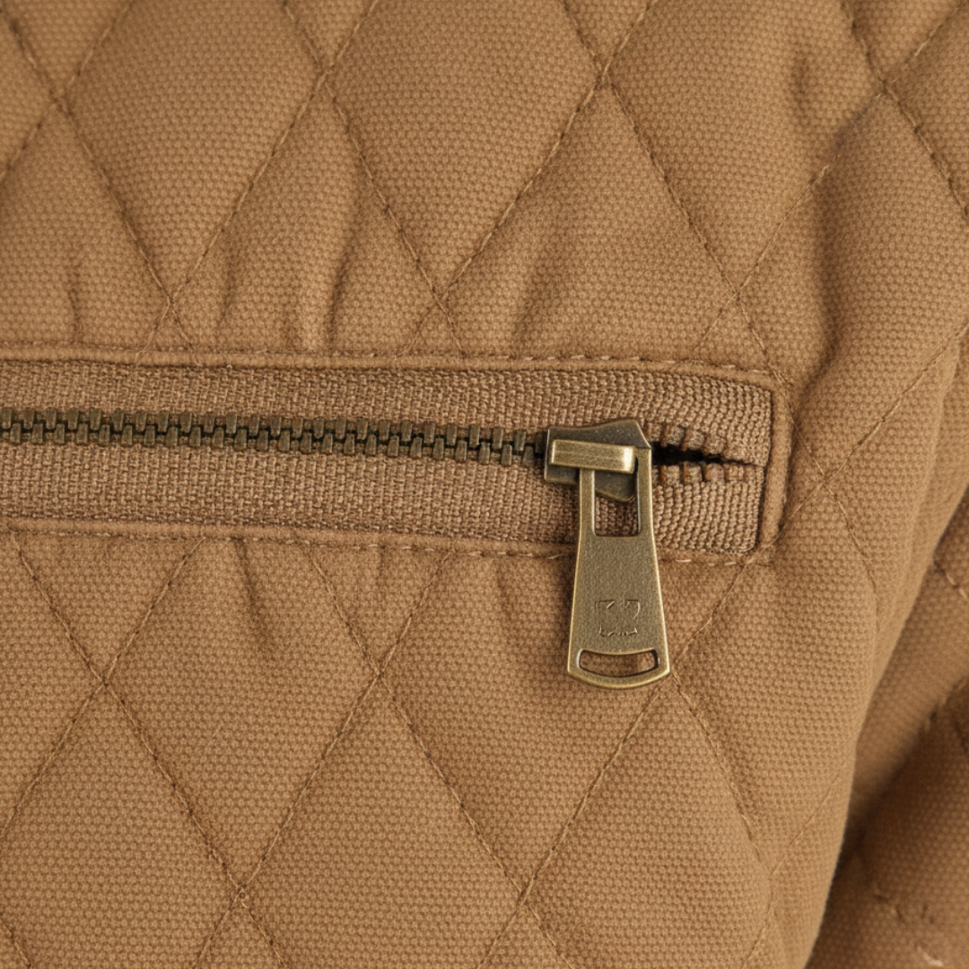 Men's Quilted Jacket in Fabric