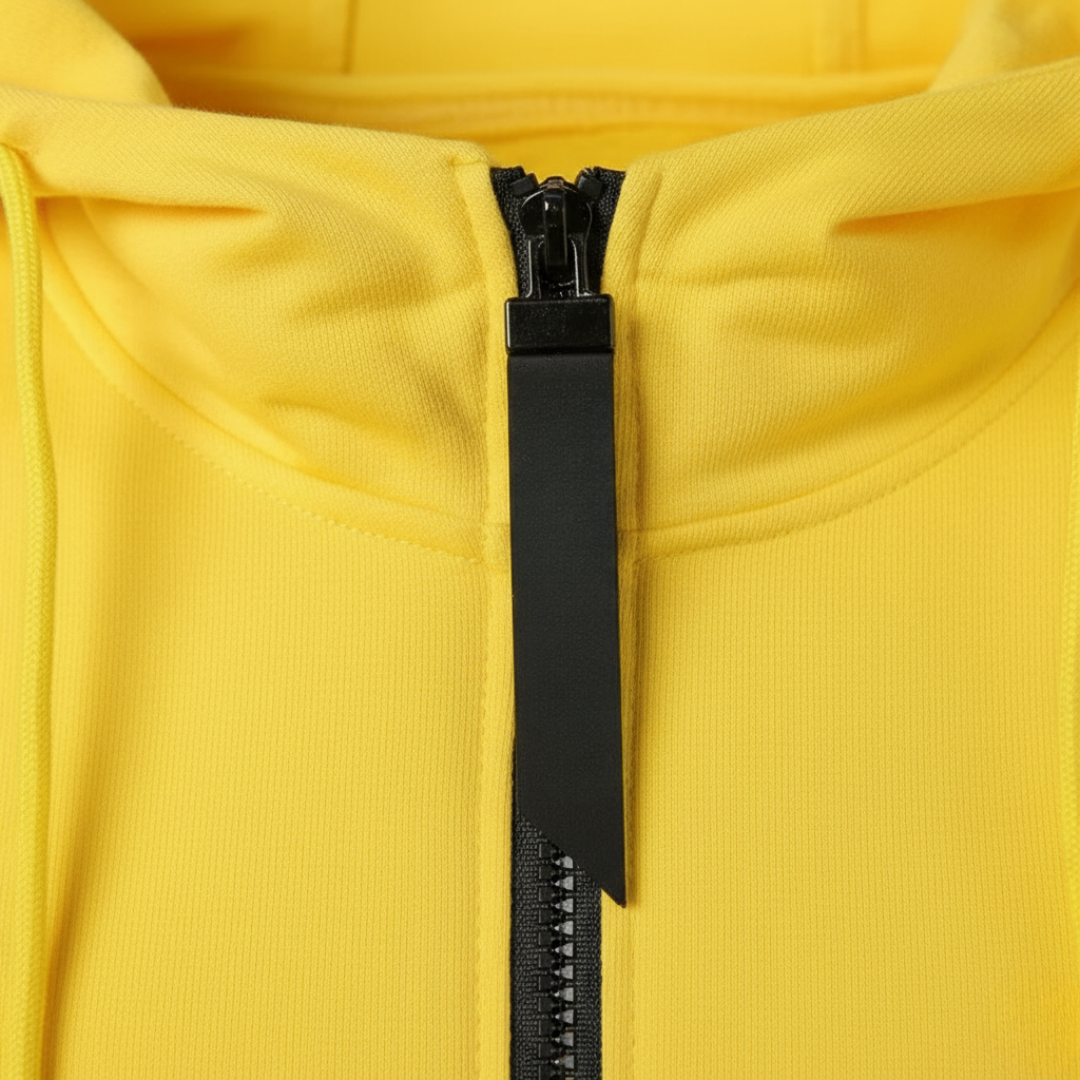 Men's Sports Tracksuit with Zip in Mixed Fibers