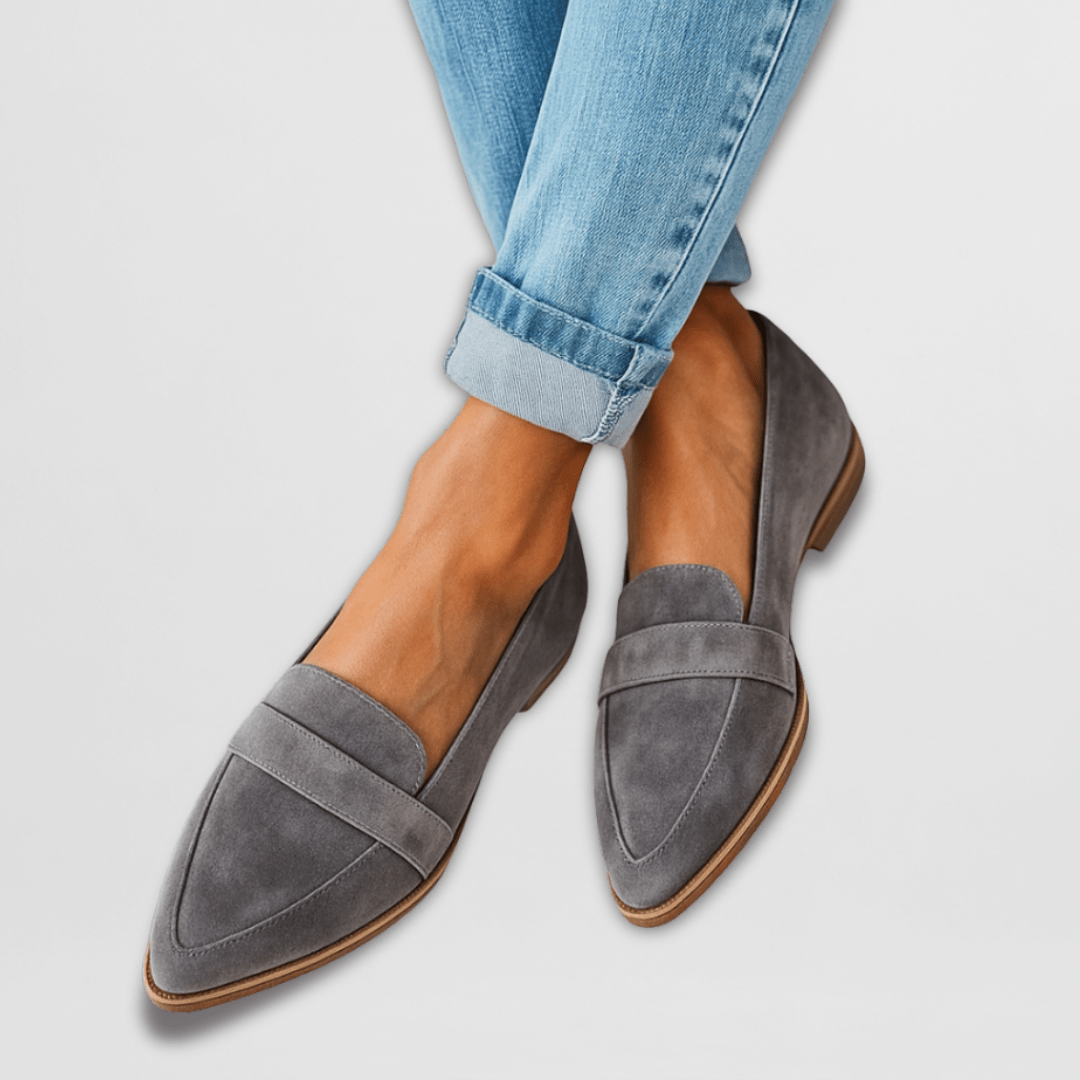 Women’s Soft Suede Orthopedic Loafers with Comfort Insole – Casual