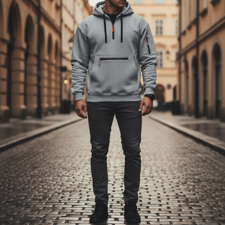 Men's Technical Hoodie with Zip Pockets