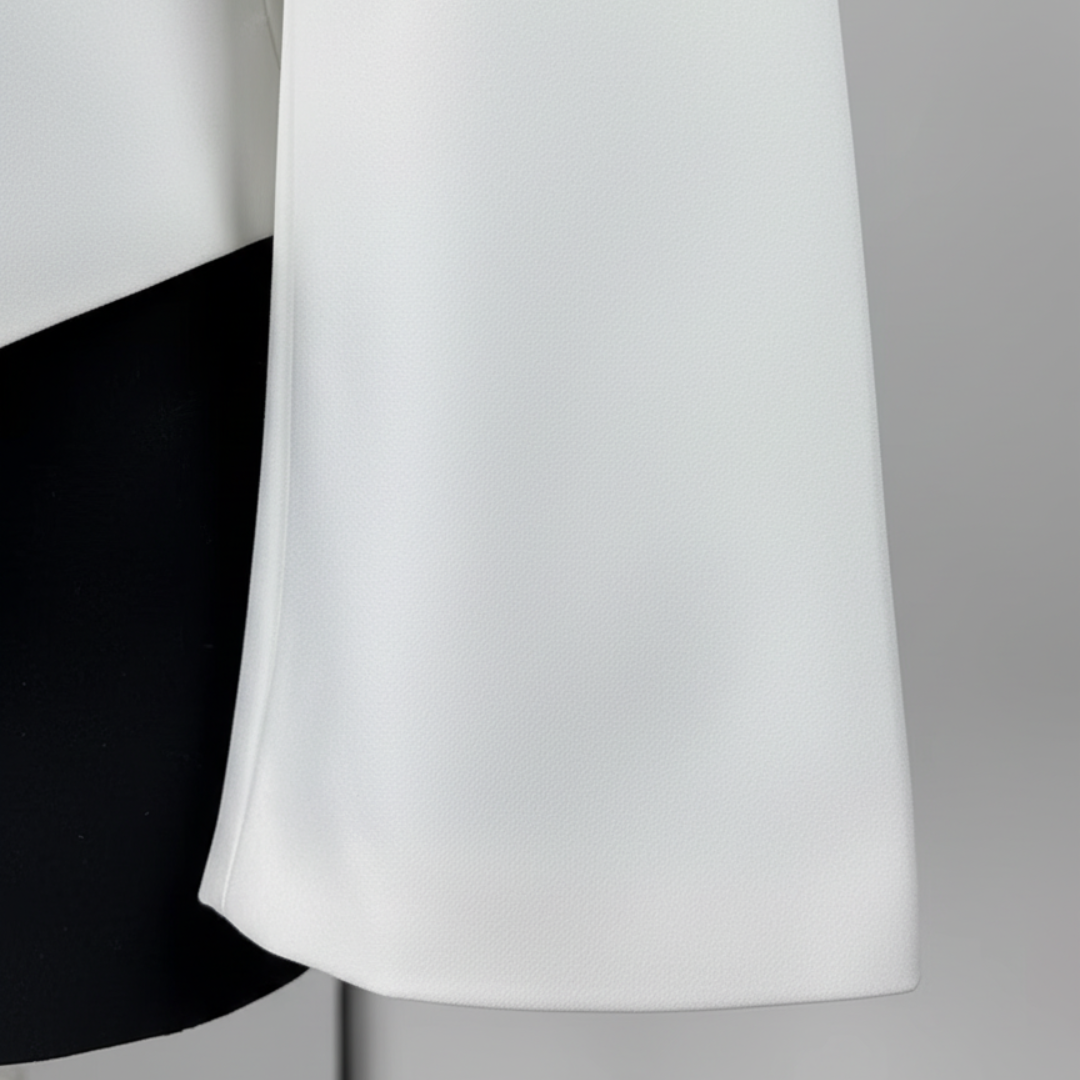 Women's Fitted Blazer with V-Neck