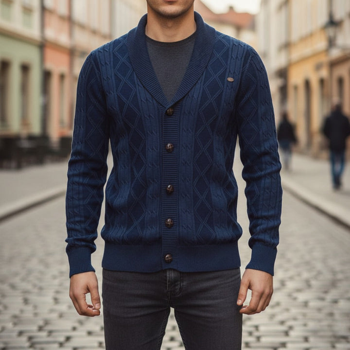 Men's Cardigan with Buttons