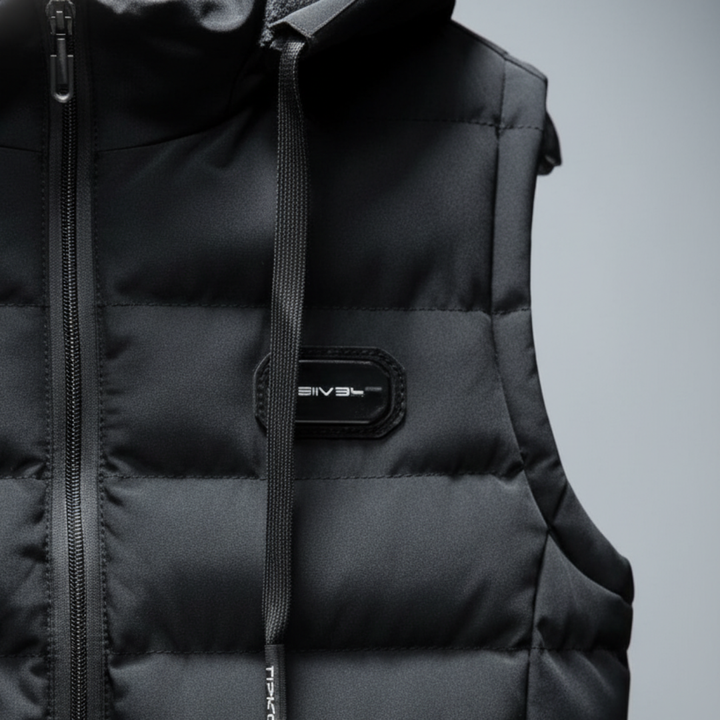 Men's Padded Gilet with Hood