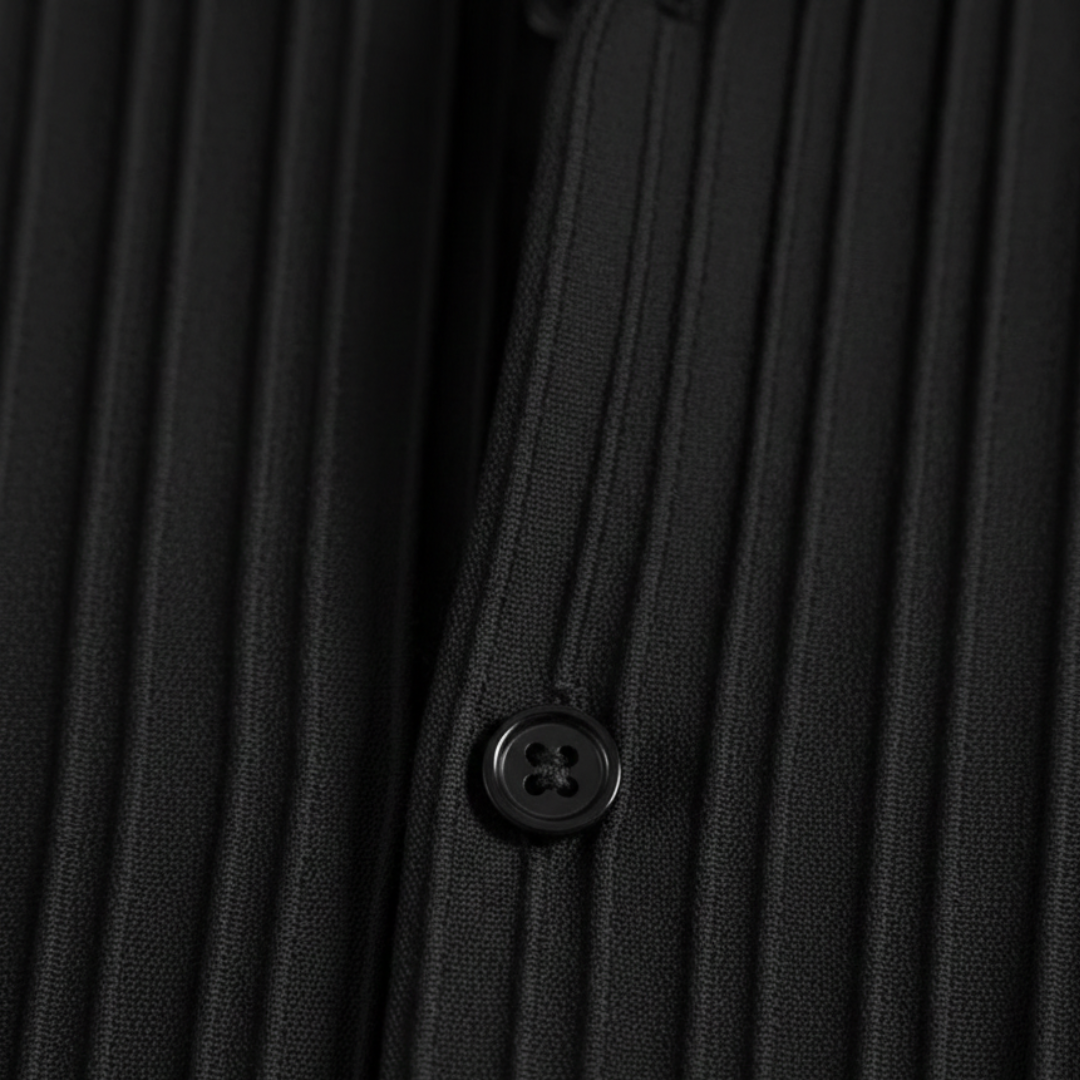 Men's Summer Coordinated Ribbed Shirt and Pants Set