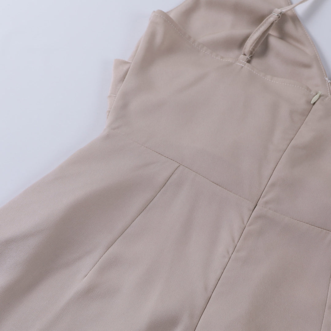 Elegant Women's V-Neck Maxi Dress