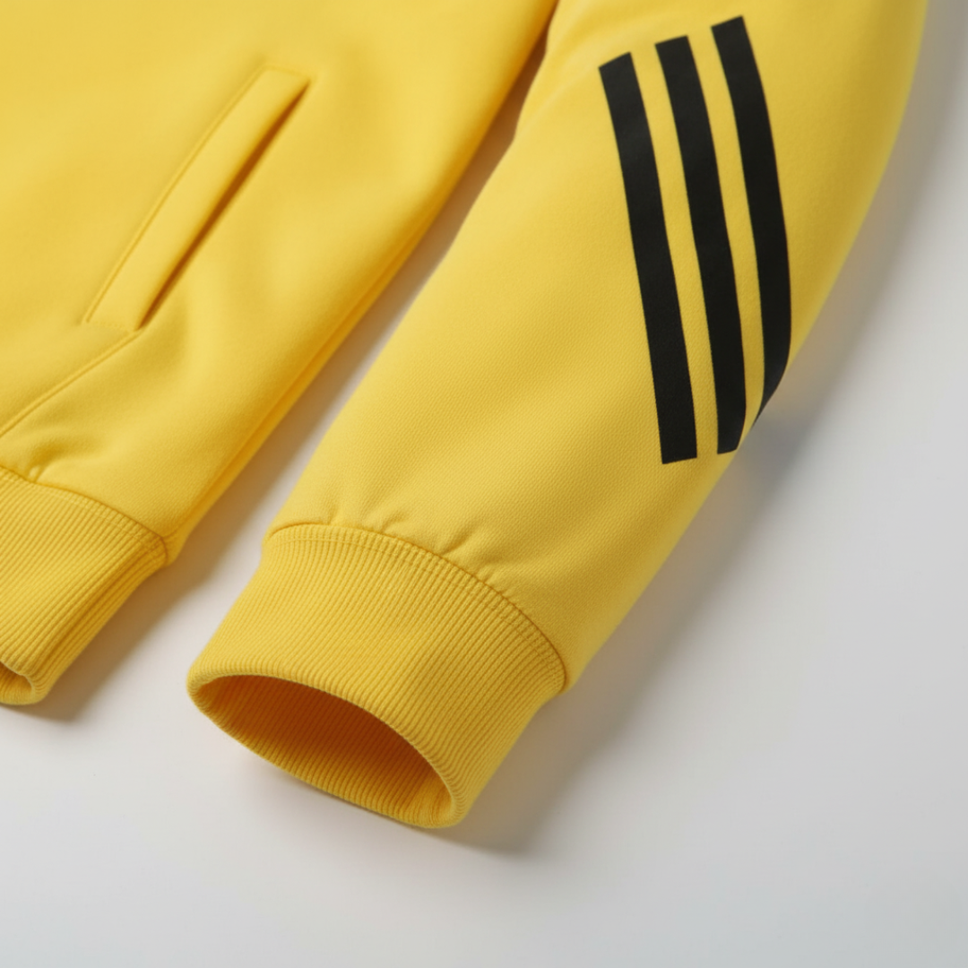 Men's Sports Tracksuit with Zip in Mixed Fibers