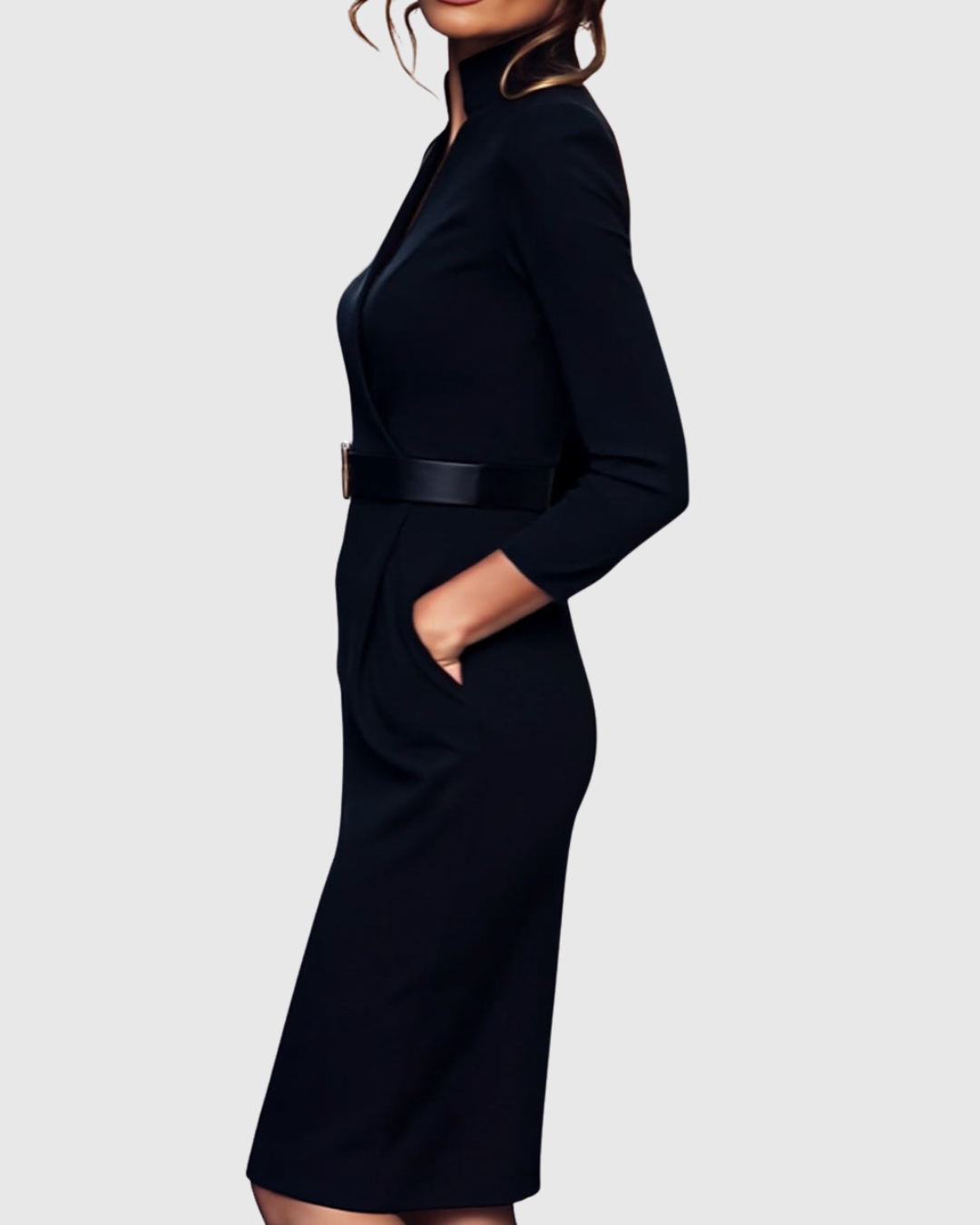 Women's Satin Midi Dress Sleeveless Slim Fit – Elegant