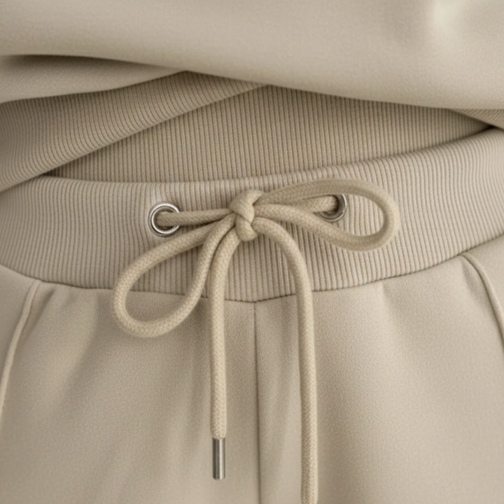 Tuta completa casual da donna con cappuccio