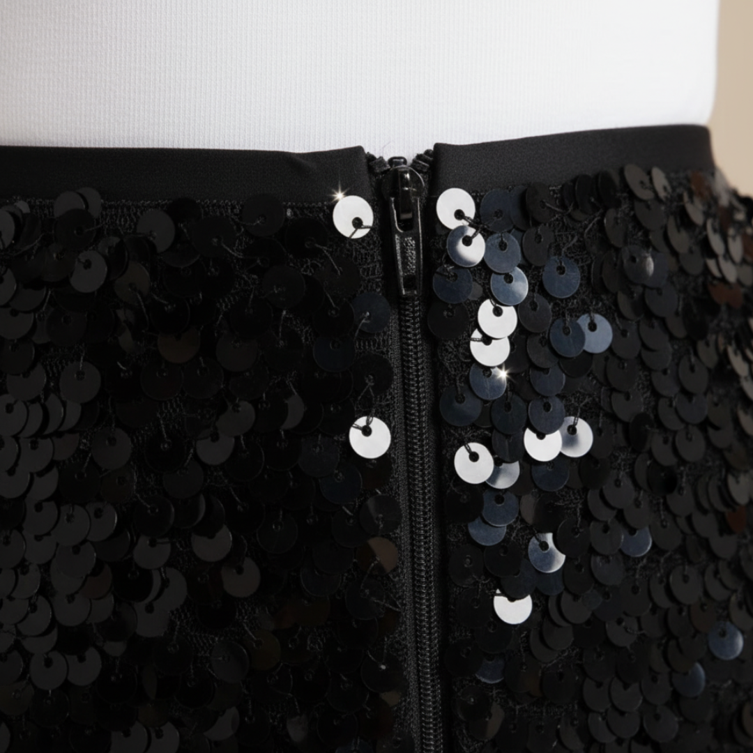 Long Skirt for Women with Sequins