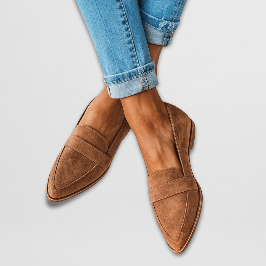Women’s Soft Suede Orthopedic Loafers with Comfort Insole – Casual