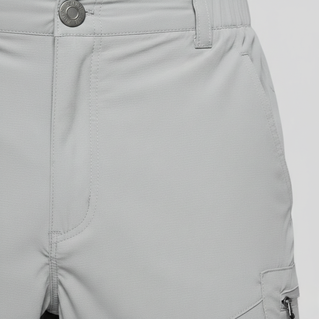 Men's Cargo Bermuda Shorts with Stretch and Water-Repellent Properties