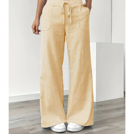 Amber™ | Striped Pant With Pockets 0