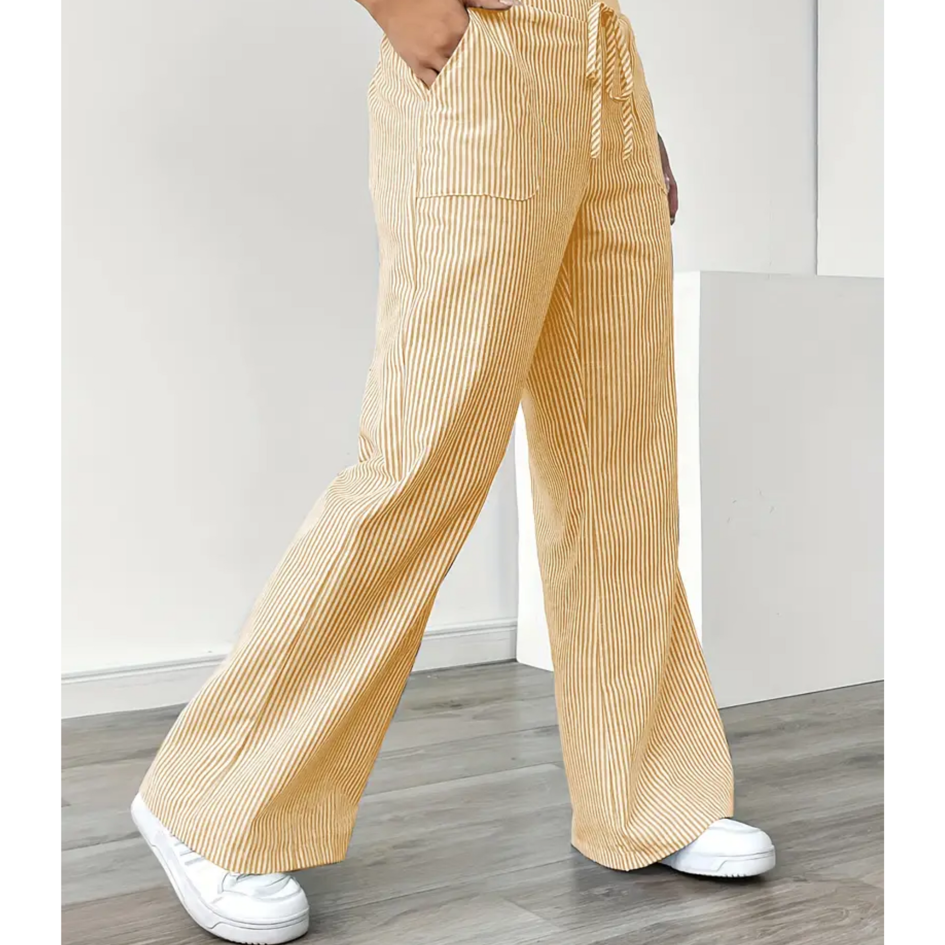 Amber™ | Striped Pant With Pockets 1