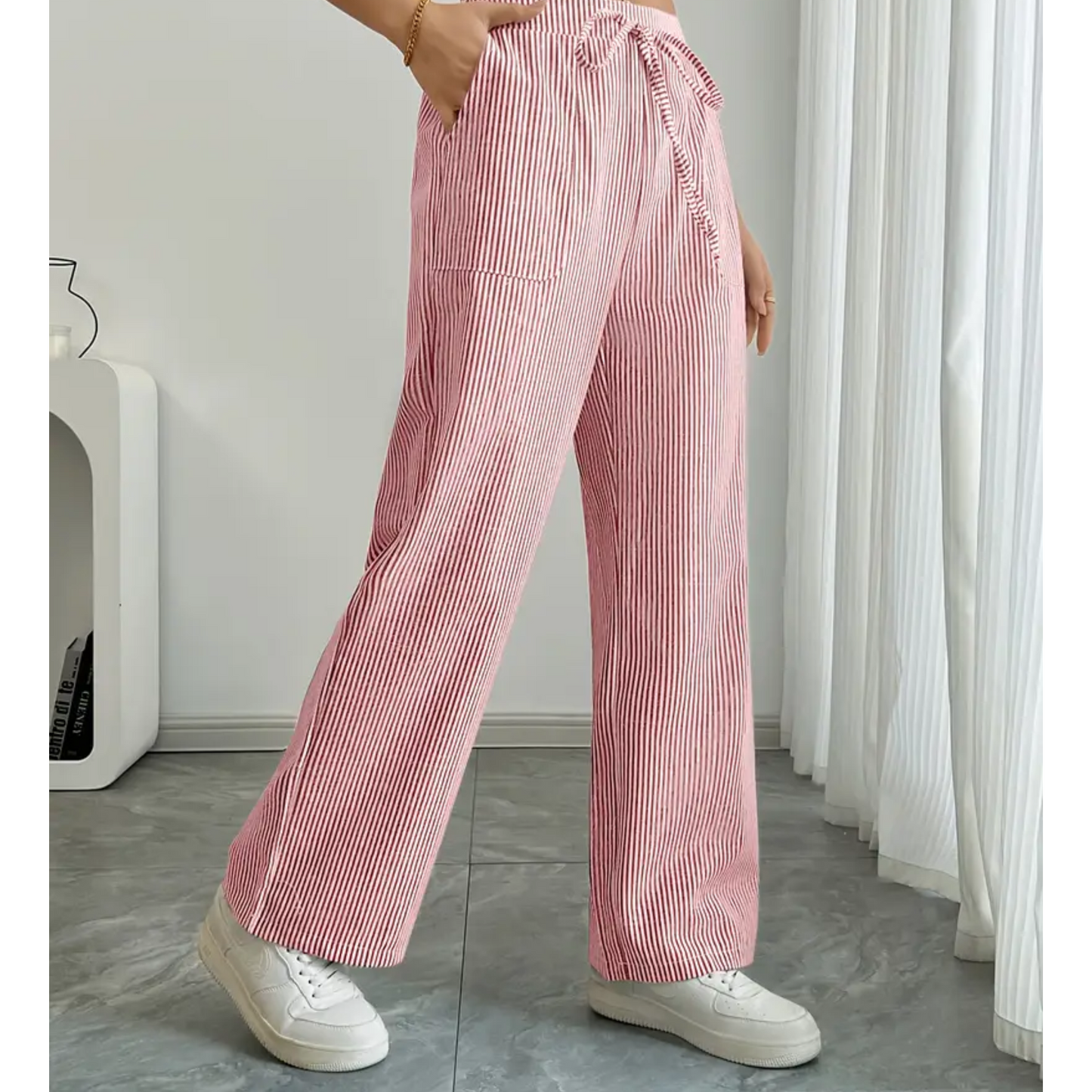 Amber™ | Striped Pant With Pockets 7