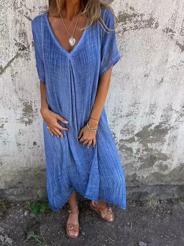 Amy™ | Loose V-neck Dress 1