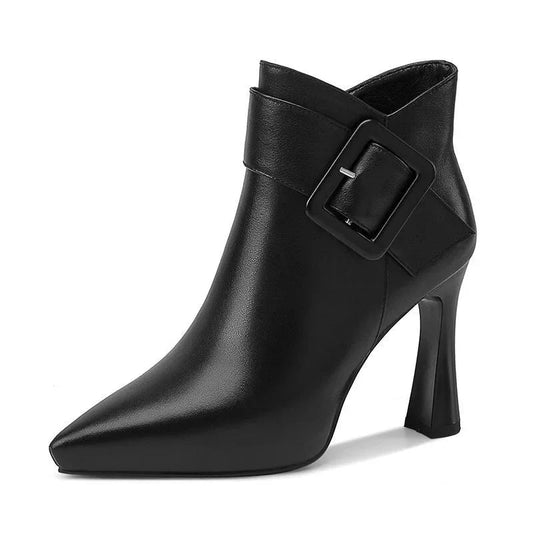 Aveline™ | Buckle Heel Boots 0