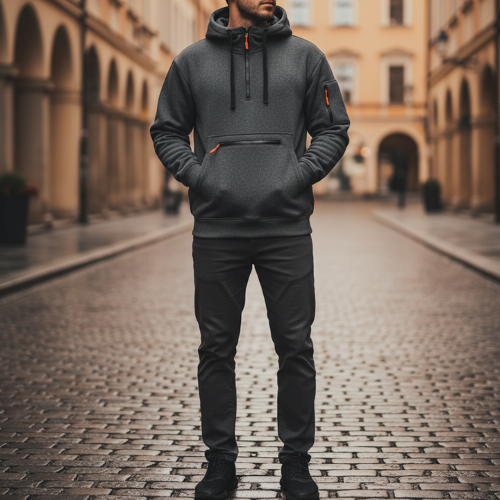 Men's Technical Hoodie with Zip Pockets