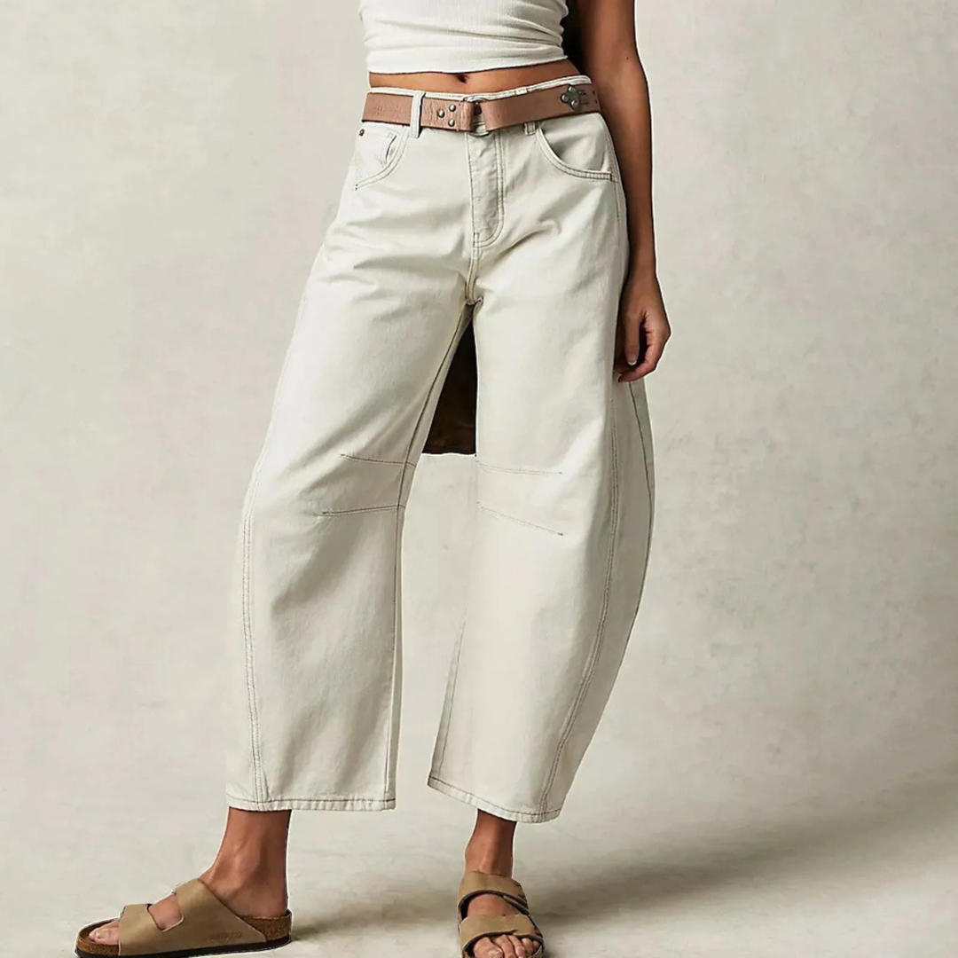 Barrel | Women's High Waist Barrel Leg Jeans Relaxed Fit Denim 6